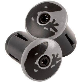 Lizard Skins Road Bar End Plugs cool gray