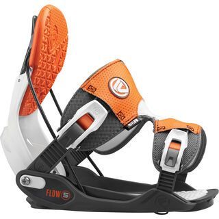 Flow Five 2016, orange & grey - Snowboardbindung