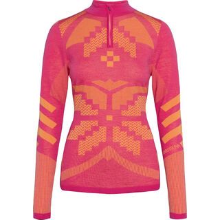 Kari Traa Faith Half Zip Baselayer bright pink