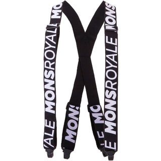 Mons Royale Suspenders, black - Hosenträger
