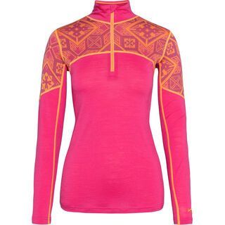 Kari Traa Eloise Half Zip Baselayer bright pink