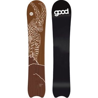 goodboards Capra Nose Rocker 157 cm 2017, braun - Snowboard