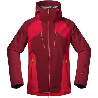 Bergans Oppdal Insulated Jacket, burgundy/red/red - Skijacke