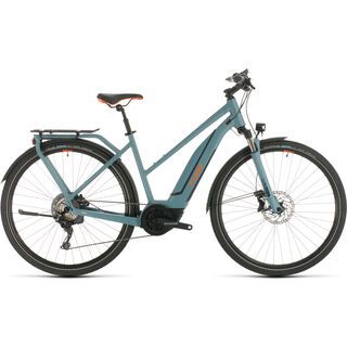 *** 2. Wahl *** Cube Touring Hybrid EXC Trapeze 2020, blue´n´orange - E-Bike | Größe 54 cm