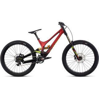 Specialized S-Works Demo 8 FSR Carbon 650B 2017, red/black/hy green - Mountainbike