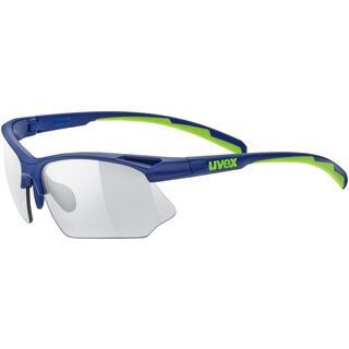 uvex sportstyle 802 v, blue green/Lens: variomatic smoke - Sportbrille