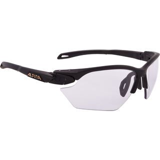 Alpina Twist Five HR S VL+, black matt/Lens: black - Sportbrille