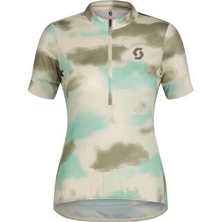 Scott Endurance 10 Short-Sleeve Women's Jersey cotton white/miami green