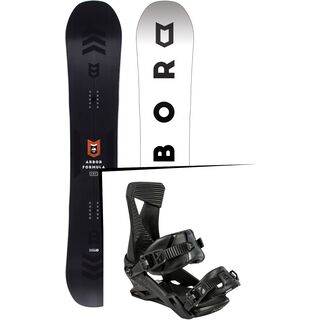 Set: Arbor Formula Mid Wide 2017 + Nitro Zero 2015, black - Snowboardset