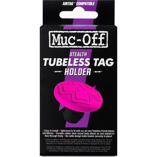 Muc-Off Stealth Tubeless Tag Holder black/pink