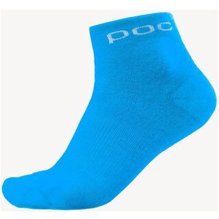POC Short Bike Sock, Coral Blue - Radsocken