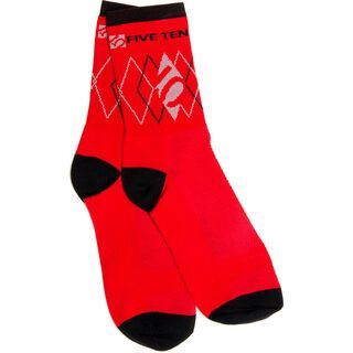 Five Ten 5.10 Sock, Red/Black - Radsocken