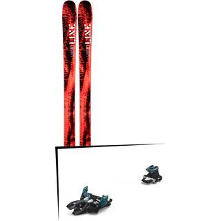Set: Line Honey Badger 2019 + Marker Alpinist 9 black/turquoise