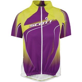 Scott Shirt Womens RC s/sl, purple/lime green - Radtrikot