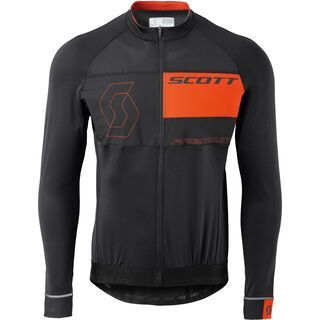 Scott RC Premium 10 l/sl Shirt, black/tangerine orange - Radtrikot