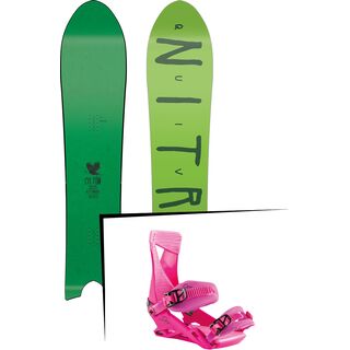 Set: Nitro Quiver Pow 2019 + Nitro Zero muted brights series raspberry