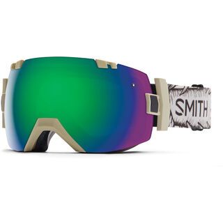 Smith I/Ox + Spare Lens, wise stone throw/green sol-x mirror - Skibrille