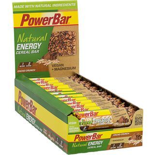 PowerBar Natural Energy Cereal (Vegan) - Cacao Crunch (Box) - Energieriegel