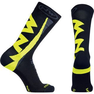 Northwave Extreme Winter High Socks, black/yellow - Radsocken