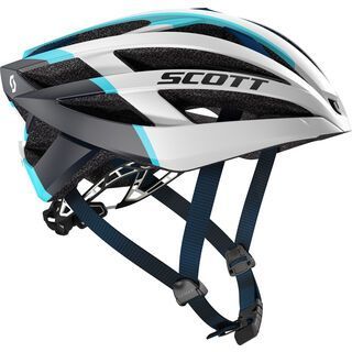 Scott Wit-R, white blue matt - Fahrradhelm