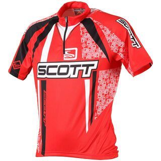 Scott Authentic s/sl Shirt, red - Radtrikot