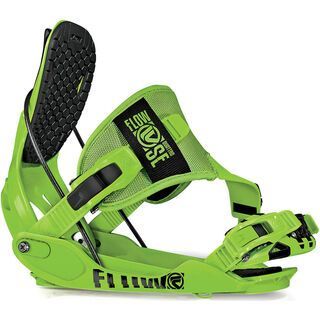 Flow Quattro-SE 2014, green - Snowboardbindung