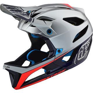 TroyLee Designs Stage Race Helmet MIPS, silver/navy - Fahrradhelm