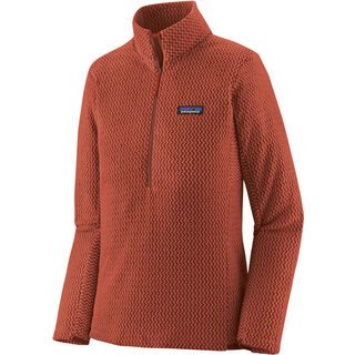 Patagonia Women's R1 Air Zip Neck burnished red