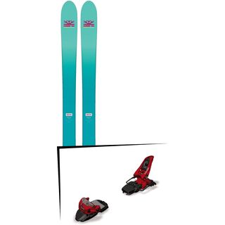 Set: DPS Skis Nina F99 Foundation 2018 + Marker Squire 11 red