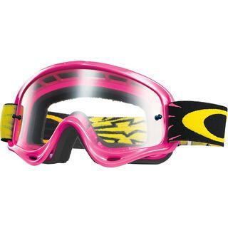 Oakley XS O Frame MX, high voltage pink/clear - MX Brille