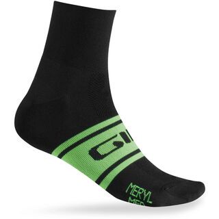 Giro Classic Racer Socks, black/highlight yellow clean - Radsocken
