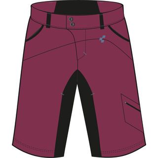 Cube Motion WLS Shorts, cranberry - Radhose