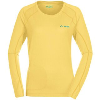 Vaude Women's Signpost LS Shirt, solar yellow - Funktionsshirt