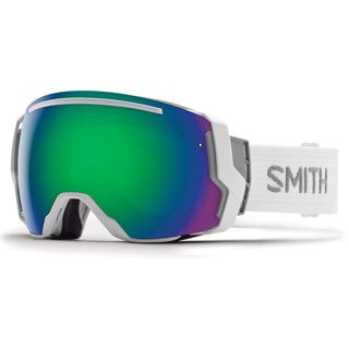 Smith I/O 7 inkl. Wechselscheibe, white/Lens: green sol-x mirror - Skibrille