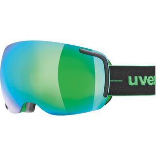 uvex big 40 FM, black-green mat/Lens: mirror green - Skibrille