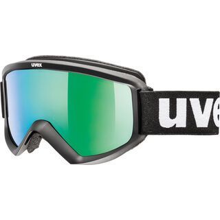 uvex fire LM, black mat/Lens: litemirror green - Skibrille