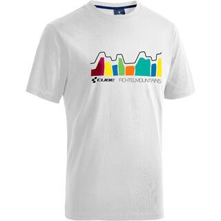 Cube Junior T-Shirt Fichtelmountains white