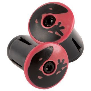 Lizard Skins Road Bar End Plugs crimson red