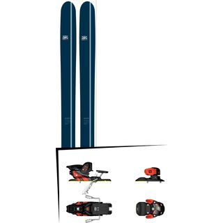 DPS Skis Set: Lotus 124 Powderworks Special Edition 2016 + Salomon Warden MNC 13