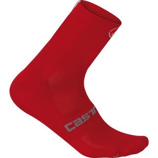 Castelli Quattro 9 Sock, red - Radsocken