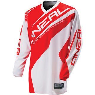 ONeal Element Jersey Racewear, white/red - Radtrikot
