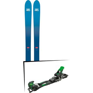 Set: DPS Skis Wailer F106 Foundation 2018 + Tyrolia Adrenalin 16 solid black flash green