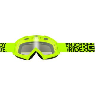 ONeal B-Flex Launch, fluo yellow/lens: clear - MX Brille