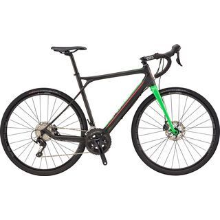 GT Grade Carbon 105 2017, raw/green/pink - Gravelbike
