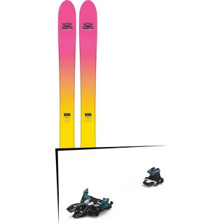 Set: DPS Skis Yvette 112 RP2 Foundation 2018 + Marker Alpinist 9 black/turquoise