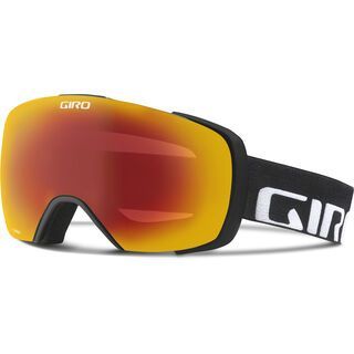 Giro Contact + Spare Lens, black wordmark/amber scarlet - Skibrille