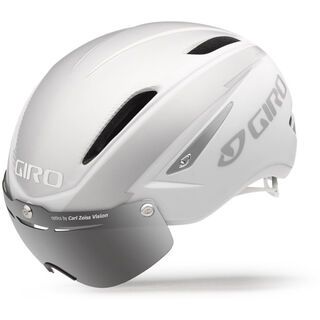 Giro Air Attack Shield, matt white/silver - Fahrradhelm