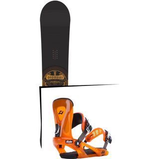 Set: Nitro Magnum 2015 + Ride KX 2015, orange - Snowboardset