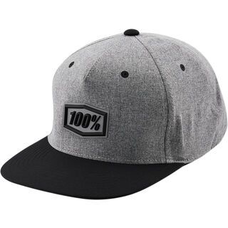 100% Enterprise Snapback Hat, gunmetal heather - Cap