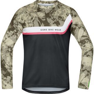 Gore Bike Wear Power Trail Jersey lang, camouflage/black - Radtrikot